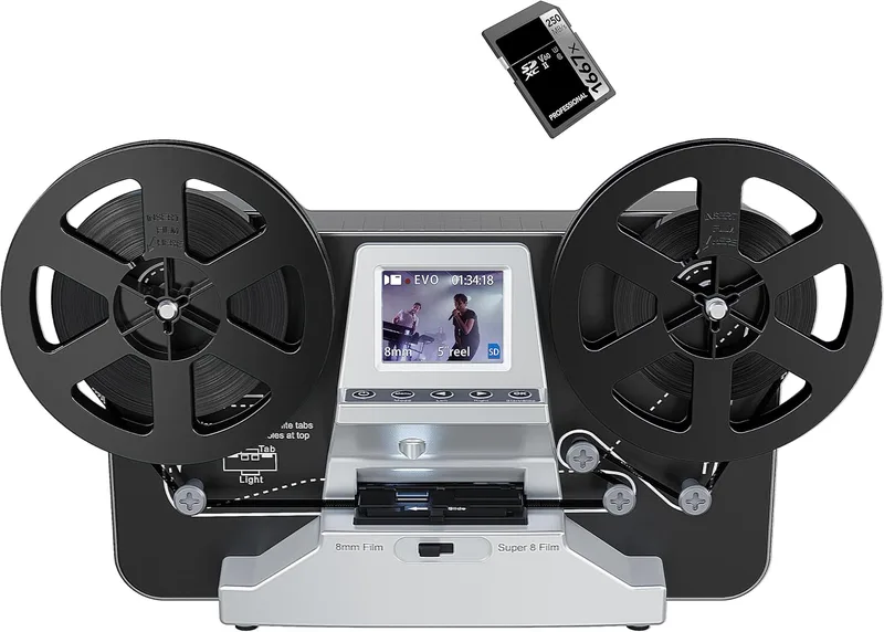 24MP Digital Filmskanner Med 5 Tum LCD Skärm