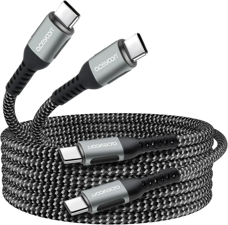 aceyoon 32 cm USB-C till USB-C-kabel