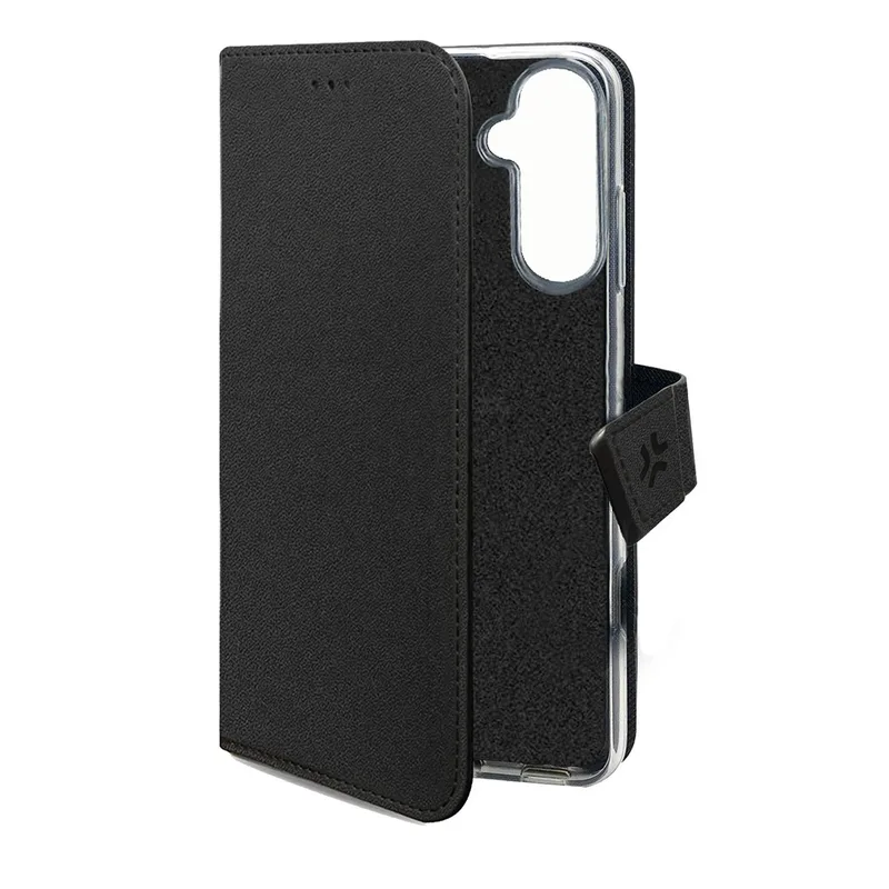 Celly Wally Wallet Case Galaxy S25 Ultra Svart