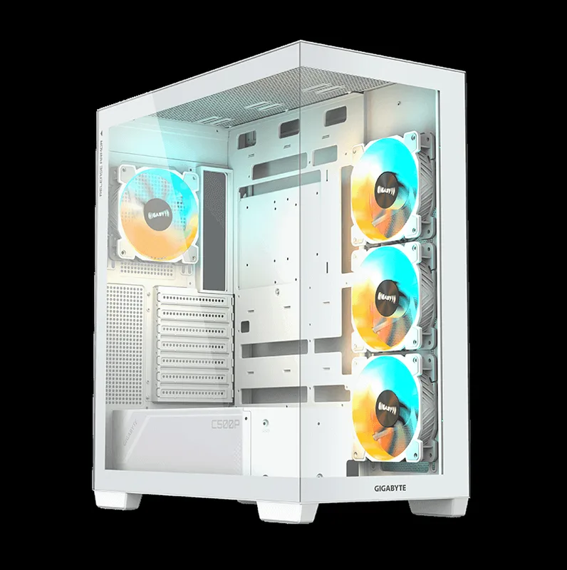 Gigabyte C500 Panoramic Stealth ATX Mid Tower härdat glas RGB Fusion