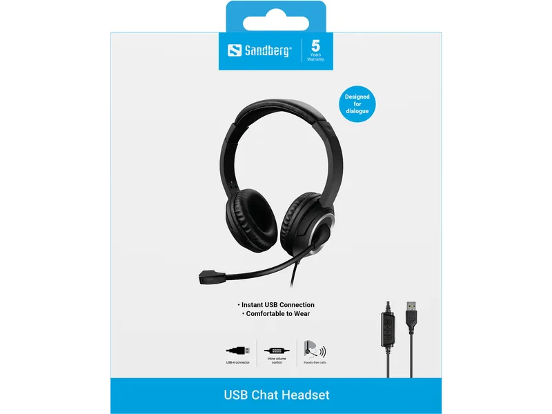 INF Sandberg USB Chat Headset
