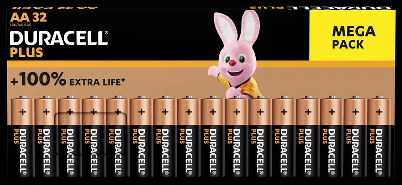 Duracell Plus BP32 Mignon (AA) batteri alkaliskt mangan