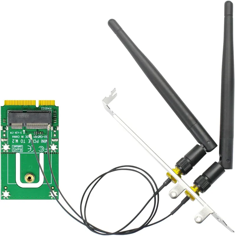 GLOTRENDS WA03 M.2 Key E till Mini PCIe WiFi-adapter