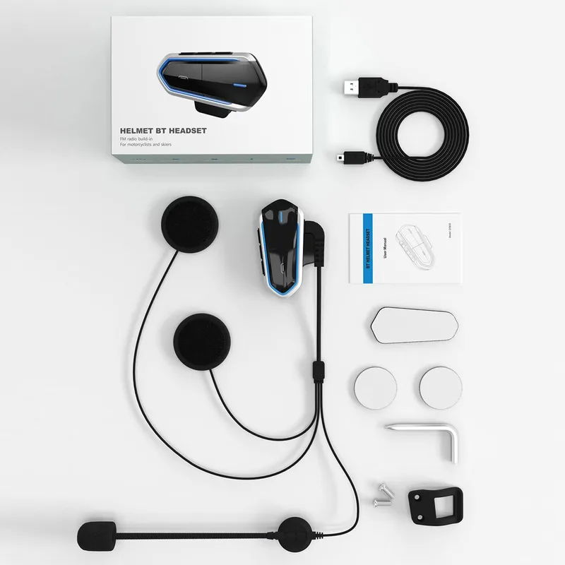 MTK Hjälm Bluetooth headset Vattentätt trådlöst hörlur