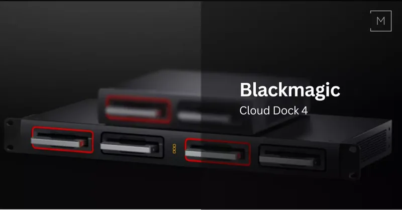 Blackmagic Design Cloud Dock 4 SSD-inkapsling Svart