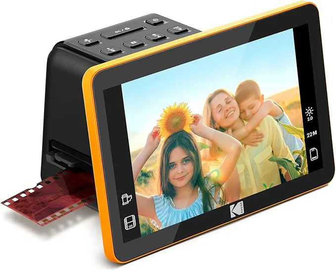 22 MP Digital Filmskanner med LCD-skärm för Att Konvertera Svarta Negativa Bilder Till JPEG-bilder för Hemmakontor