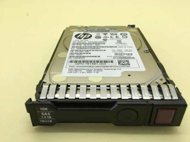 HP 1.2TB 12G SAS 10K 2,5" SC ENT HDD 781518-B21