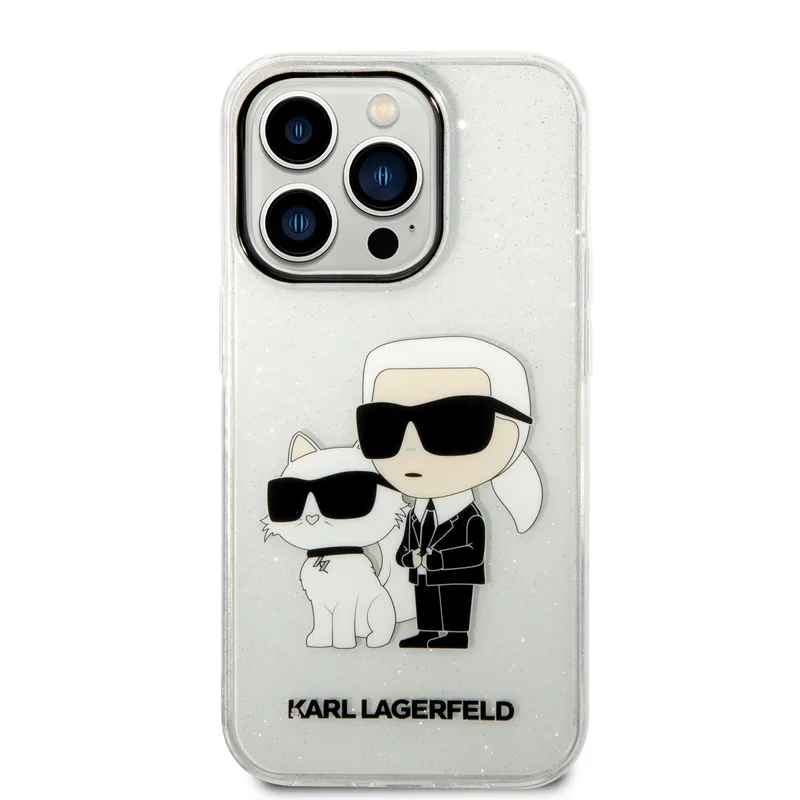 Karl Lagerfeld Ikonik Choupette Transparent Fodral till iPhone