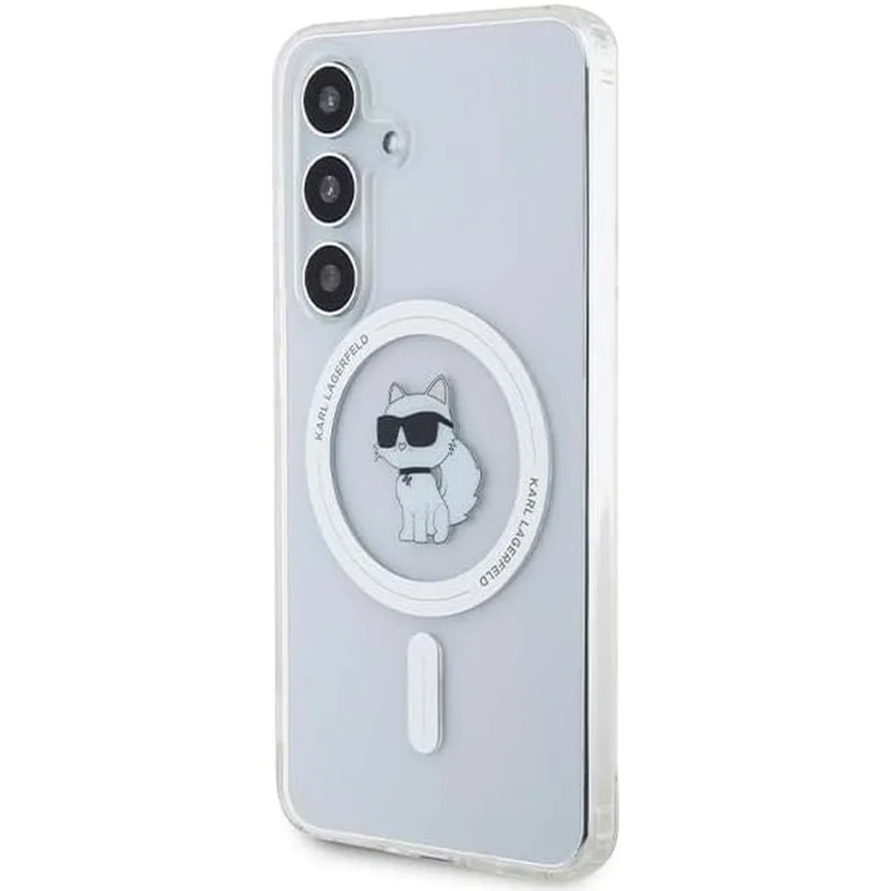 Karl Lagerfeld Mobilskal till Galaxy S24 Magsafe IML Choupette