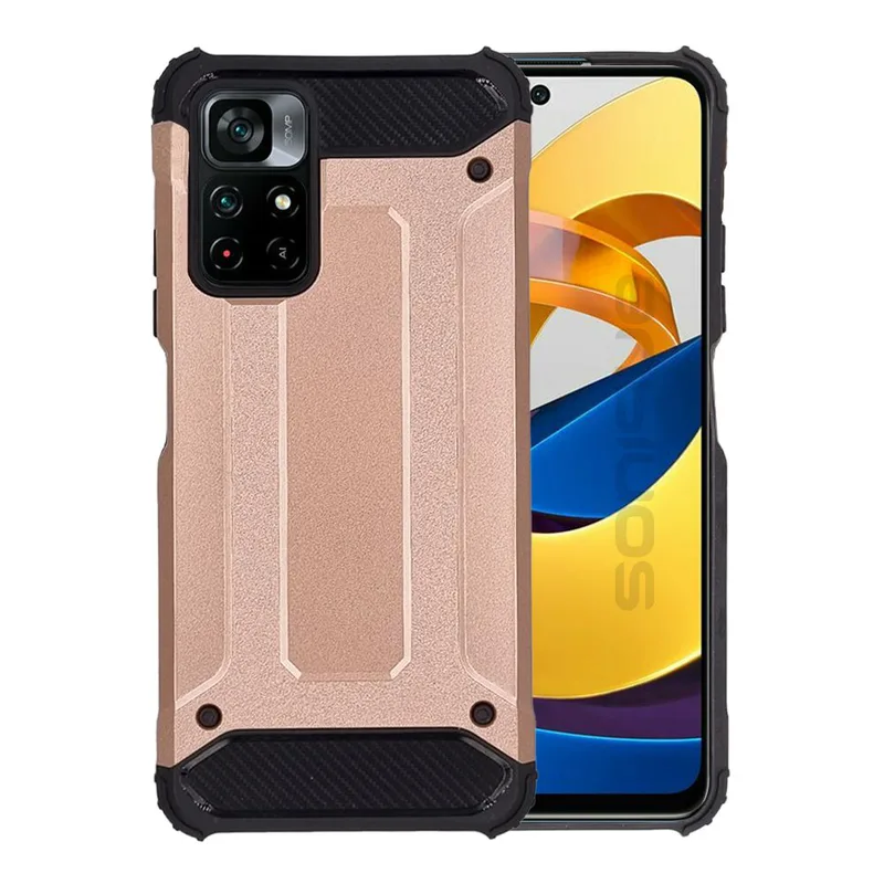 OEM Mobilskal till Xiaomi Poco M4 Pro 5G Hybrid Armor