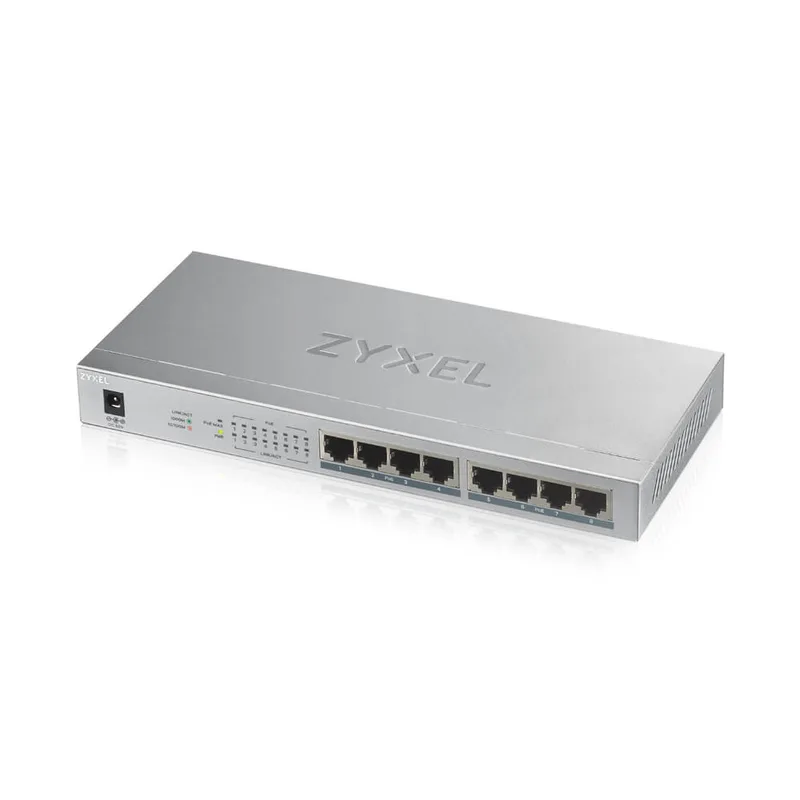 Zyxel PoE-switch 8-port