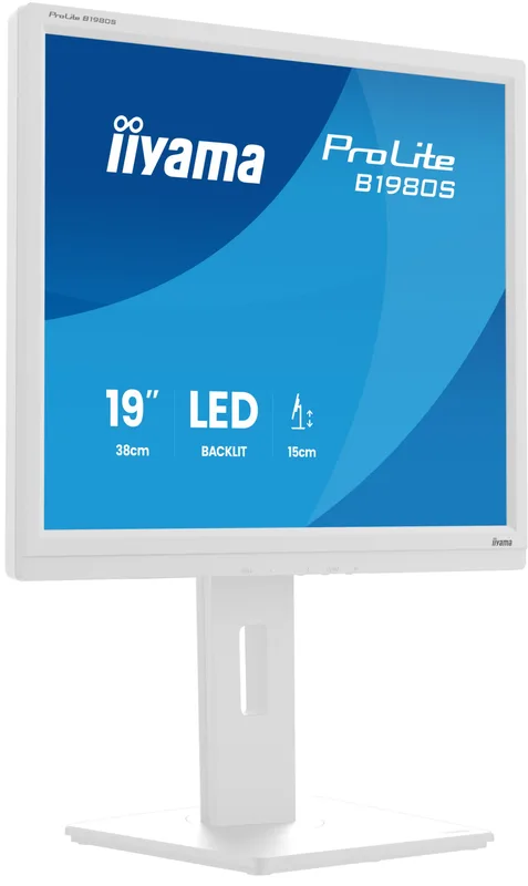 iiyama Skrivbordsskärm, B1980S-W1-19, TN, 1280x1024/75Hz, 1H1DP, HAS