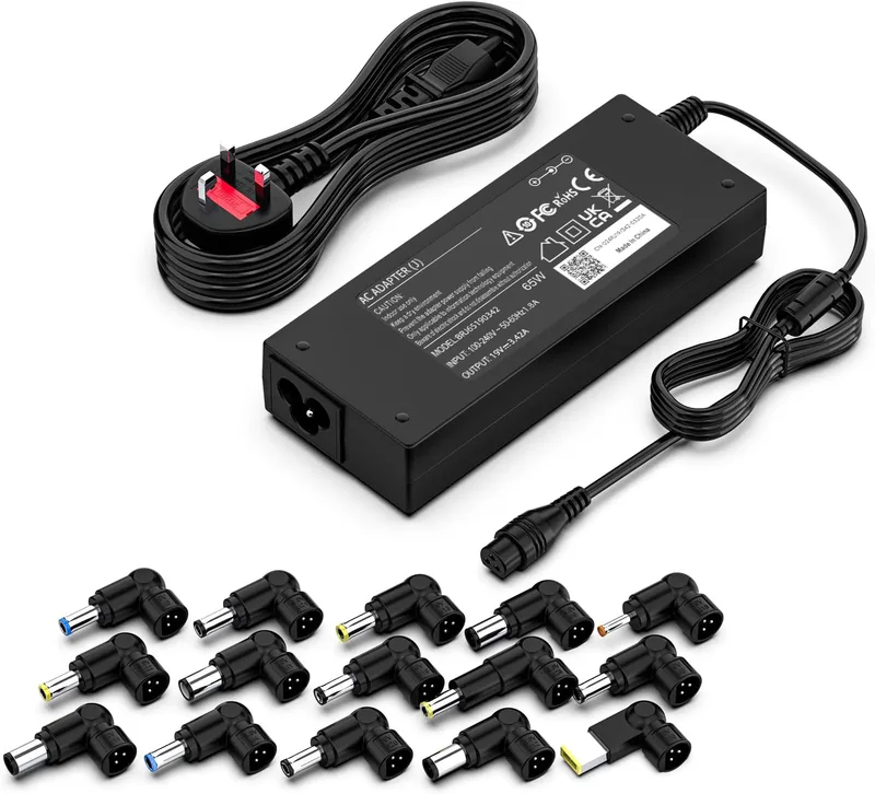 Power4Laptops AC-adapter bärbar laddare strömförsörjning kompatibel med MSI Gaming GV72 8RD-027NE