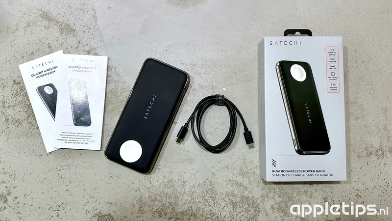 Satechi Quatro Trådlös Powerbank 10 000 mAh