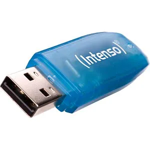 Intenso 3502450 Rainbow USB-minne, 4GB, Blå