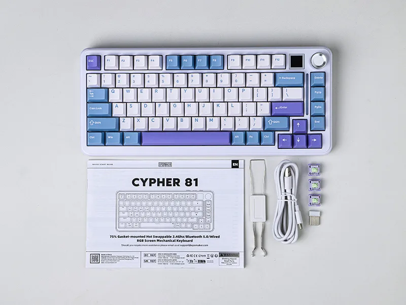 EPOMAKER Cypher81 Trådlöst speltangentbord