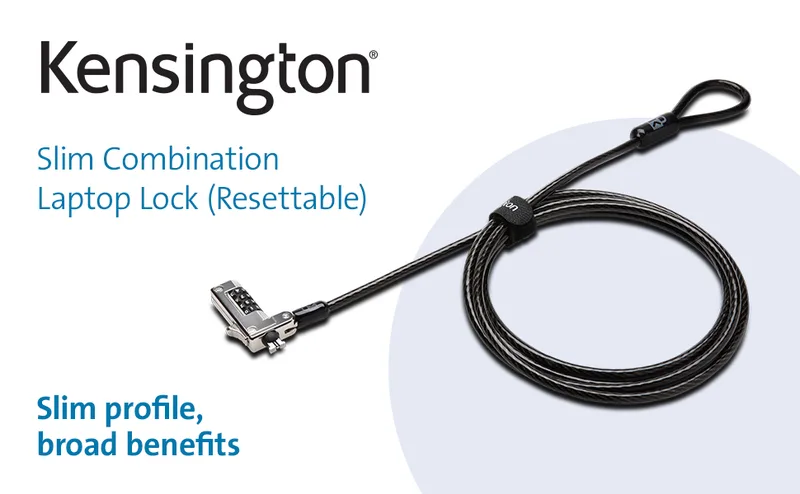 Kensington Slim Combination Laptop Lock