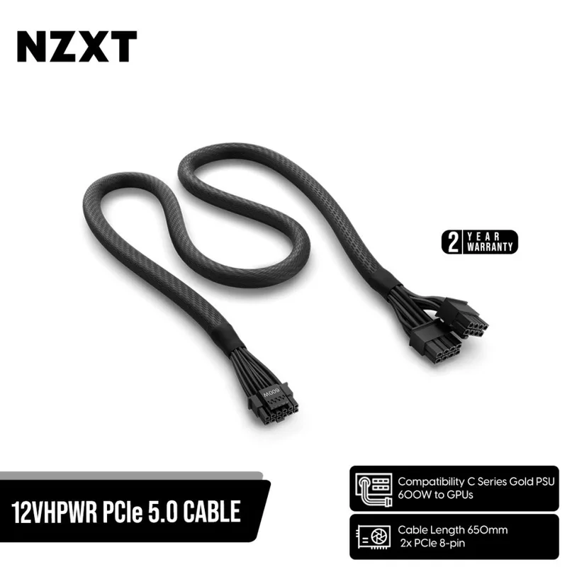 NZXT 12VHPWR adapterkabel