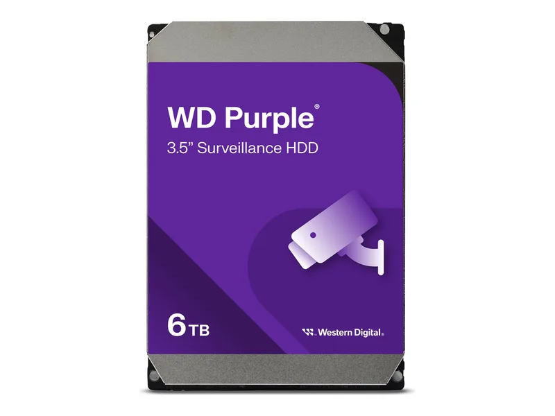 Western Digital Purple NV 3,5 tum 6000 GB Serial ATA III hårddisk