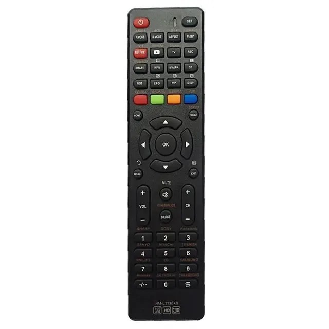 MTK Rm-L1130 + X TV fjärrkontroll Ersättning