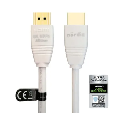 NÖRDIC CERTIFIED CABLES 5m Ultra High Speed HDMI 2.1
