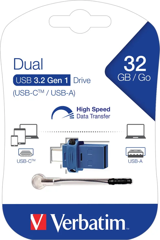 Verbatim Store 'n' Go Dual USB Drive Type-C
