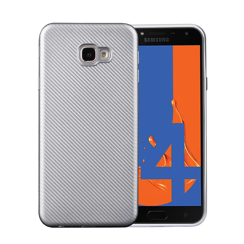 OEM Carbon Brushed Mobilskal till Samsung Galaxy J4 Plus