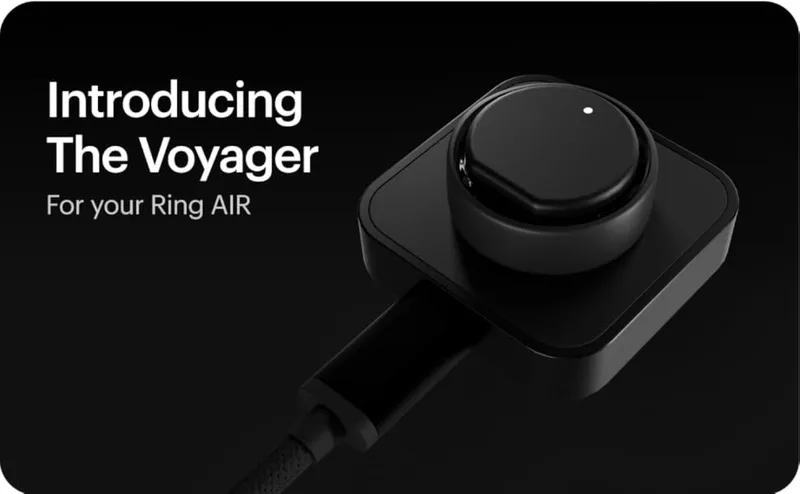 Ultrahuman ring Voyager laddare