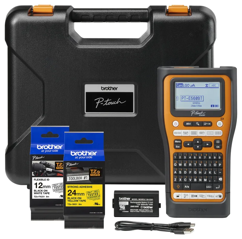 Brother PT-E560BTVP Pro-tarrat skrivaruppsättning