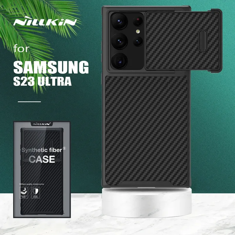 Nillkin Mobilskal till Galaxy S23 CamShield Synthetic Fiber