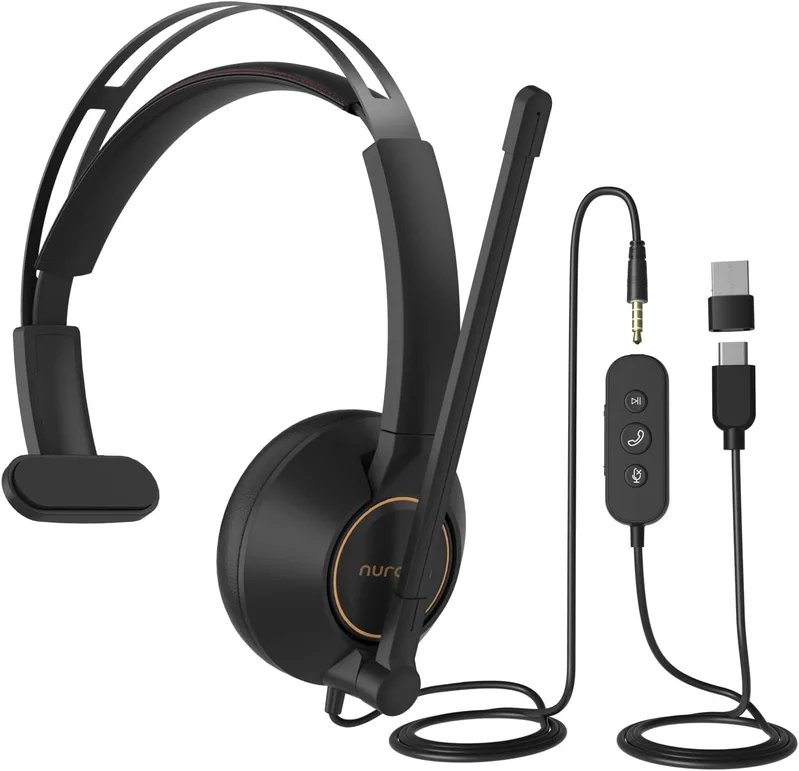 Mono hörlurar – Single Ear Headset