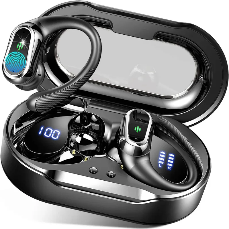 Bewinner Sports Earbuds Bluetooth 5.3 Noise Reduction IPX5 Waterproof HiFi