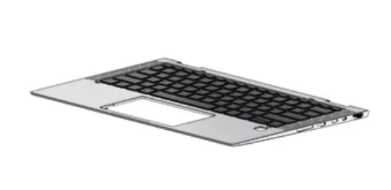 HP Backlit privacy keyboard