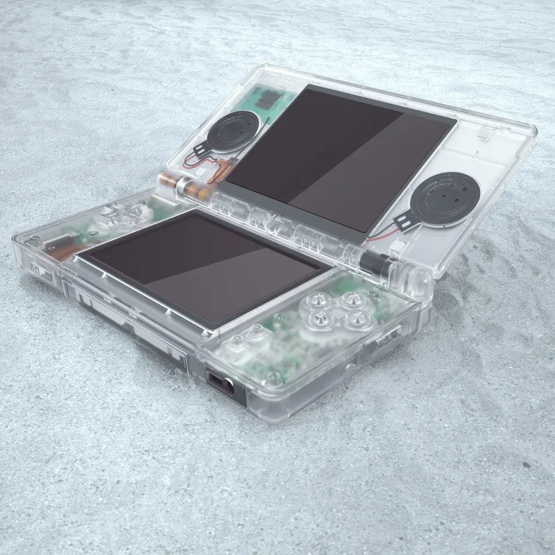 eXtremeRate Cover Skal Knappar Ersättning Fullt för Nintendo DS Lite