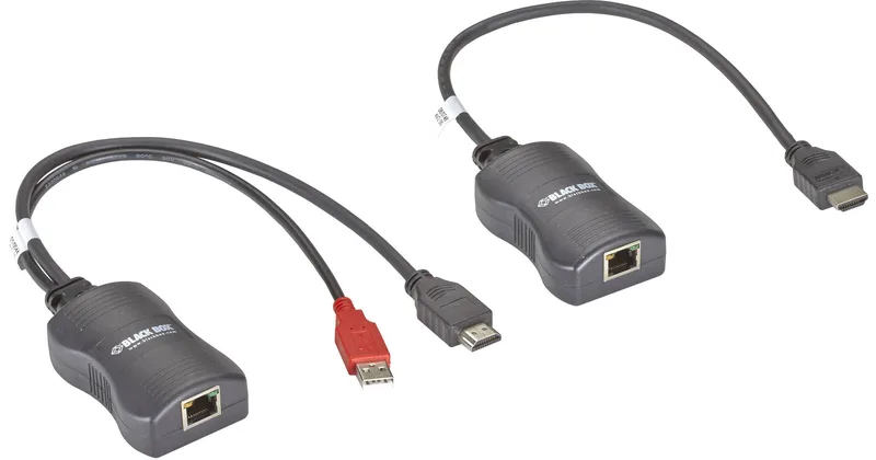 Line-Powered Extender DVI over CATX