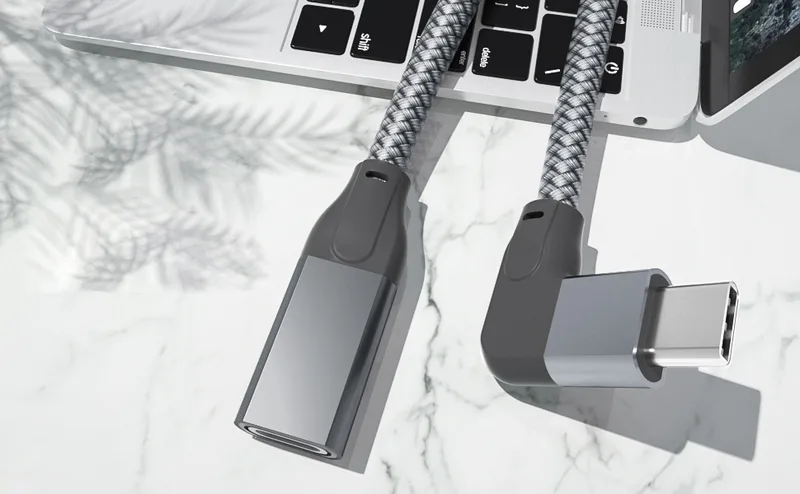 Itramax Vinklad USB-C för Längningskabel 0.2 M