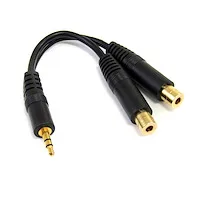 StarTech.com Slim stereosplitterkabel