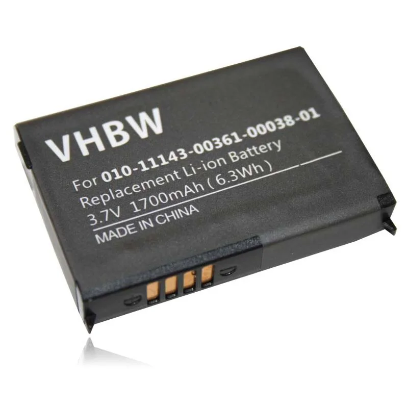 vhbw Li-Ion batteri 1700 mAh (3,7 V) för GPS Navigation Navi som Garmin 010-11143-00