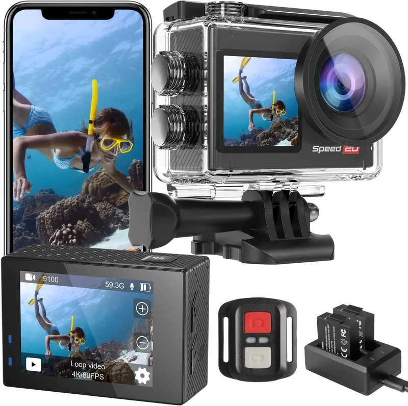 Undervattens actionkamera 5k dykning vattentät anti-shake 4k60 ram(5K Sports camera)