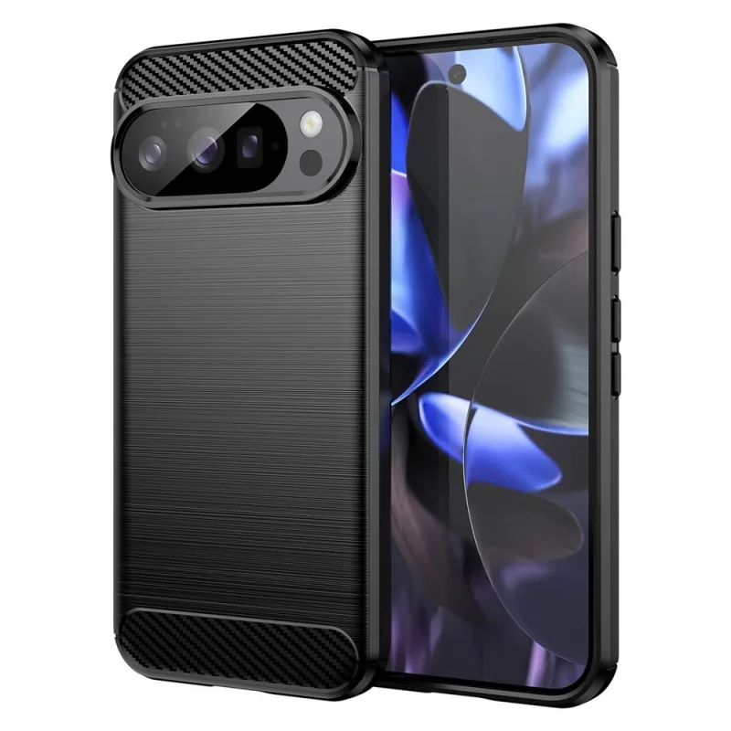 Skalo Google Pixel 10 Pro Mattsvart Ultratunn TPU Skal