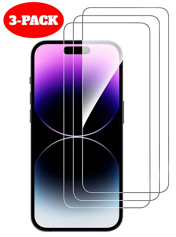 3 stycken pansarskydd härdat härdat glas för iPhone 17 Air