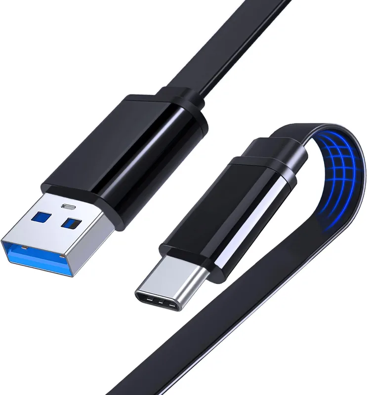 mooov 732059 USB-A/USB-C platt data och laddningskabel