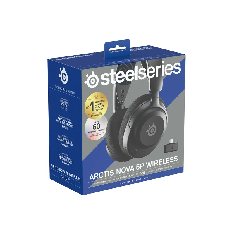 STEELSERIE s Arctis Nova 5P Wireless gamingheadset PS5