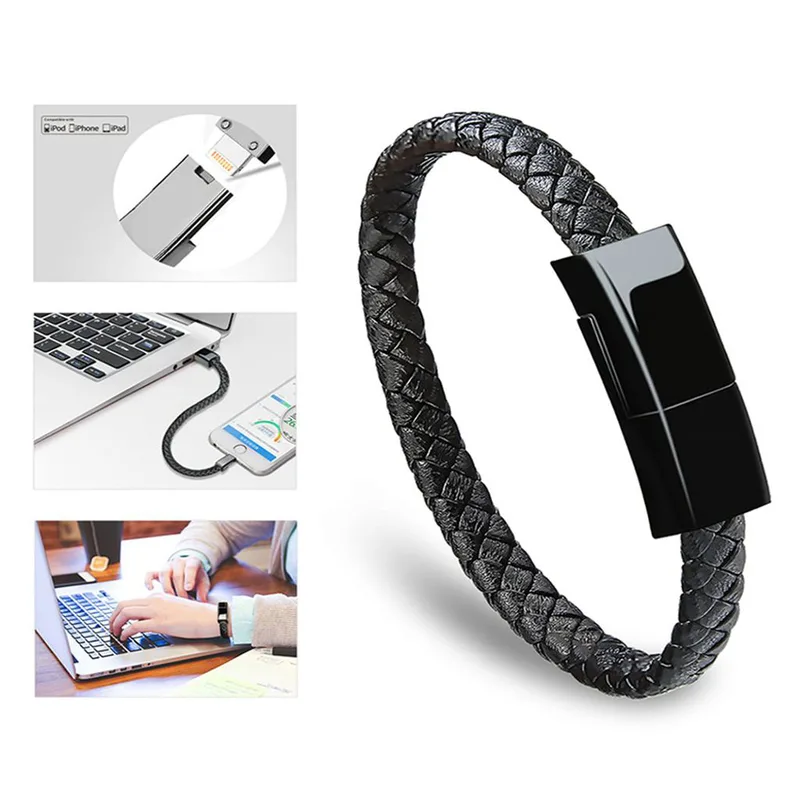 BRRNOO Smart Armbandsladdare, Armbandsladdare Smart Life Device med USB Laddningskabel Tråd Armband USB Charger Armband for Fit 2 3,3 Ft Length