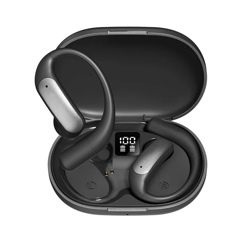 Translator Earbuds – Wireless Ai Earphones Supporting 140 Languages for Real-Time Translation, Smart Noise-Cancelling Device with Led Display, Portabl