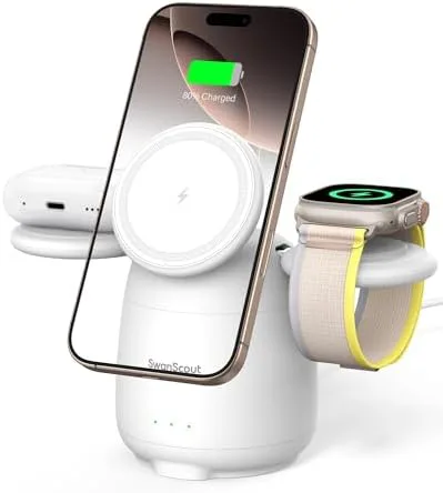 SwanScout Magnetisk Trådlös laddare för i-Phone