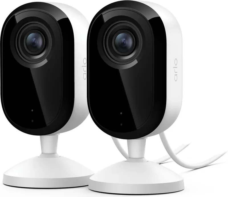 Arlo Essential 2K Caméra de sécurité intérieure