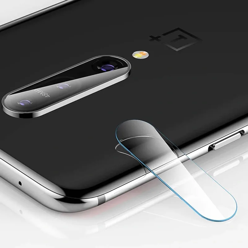 superior ZRL® 7,5 H 2,5D bakre härdat glas kameralins skydd filmskydd för OnePlus 6/OnePlus 6T/OnePlus 7 Pro