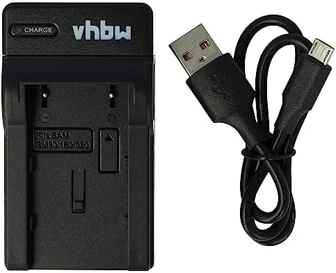 vhbw USB-laddare kompatibel med Samsung kamera