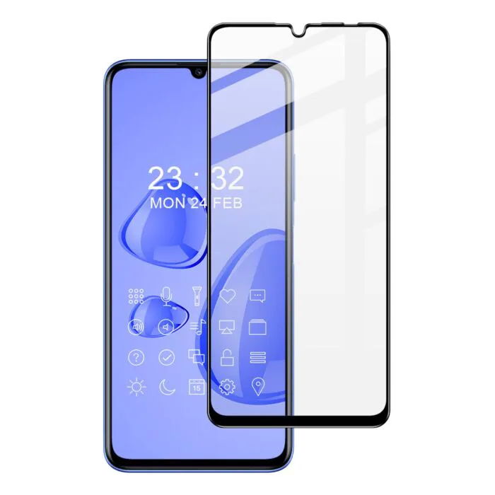DELTACO screen protector for Huawei P40, 2.5D glass, full screen